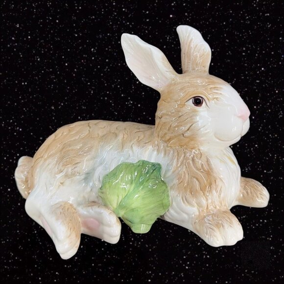 Kaldun & Bogle Bunny Rabbit Retired Painted Porcelain Ceramic Figurine Marked - Picture 3 of 11